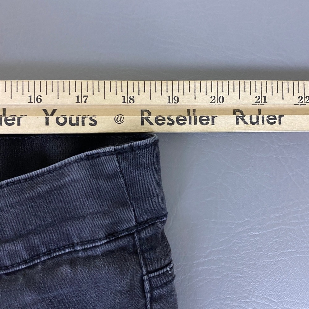 Croft & Barrow Jeggings Pull On Womens Size 18 Gray Straight Leg Denim High Rise - Picture 5 of 11
